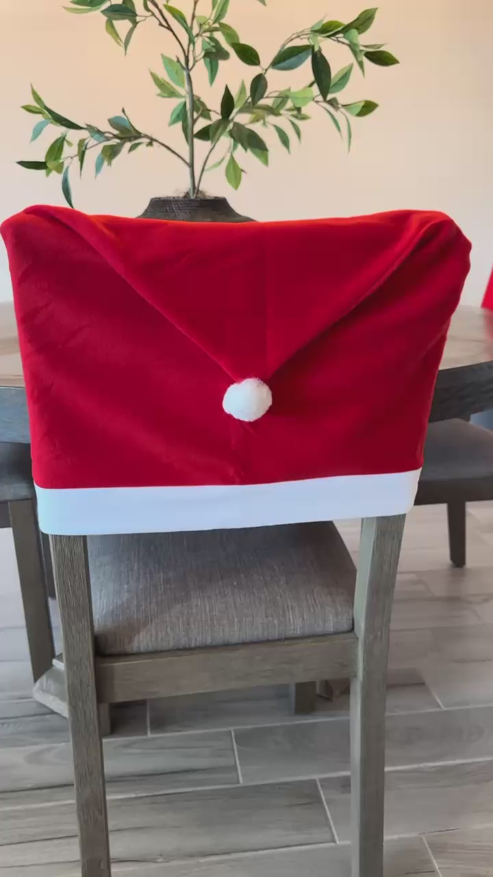 10 Piece Santa's Seat: Cover Your Seat with Santa's hat.